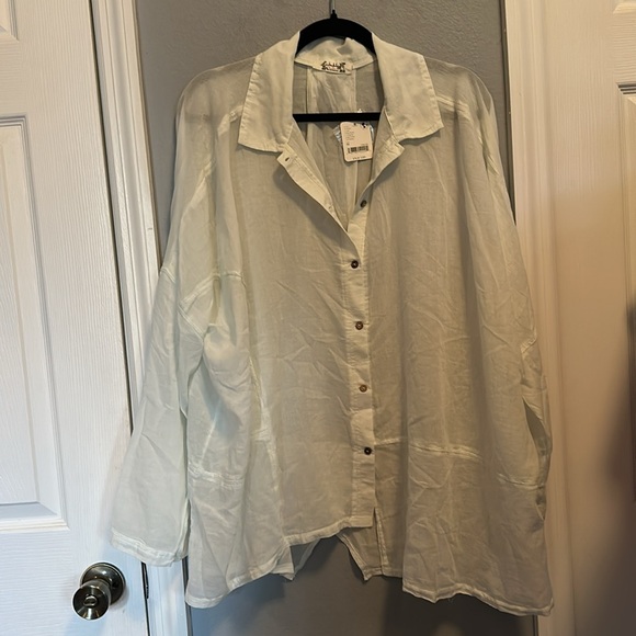 NWT Free People Heat of the Night Shirt - Picture 2 of 6
